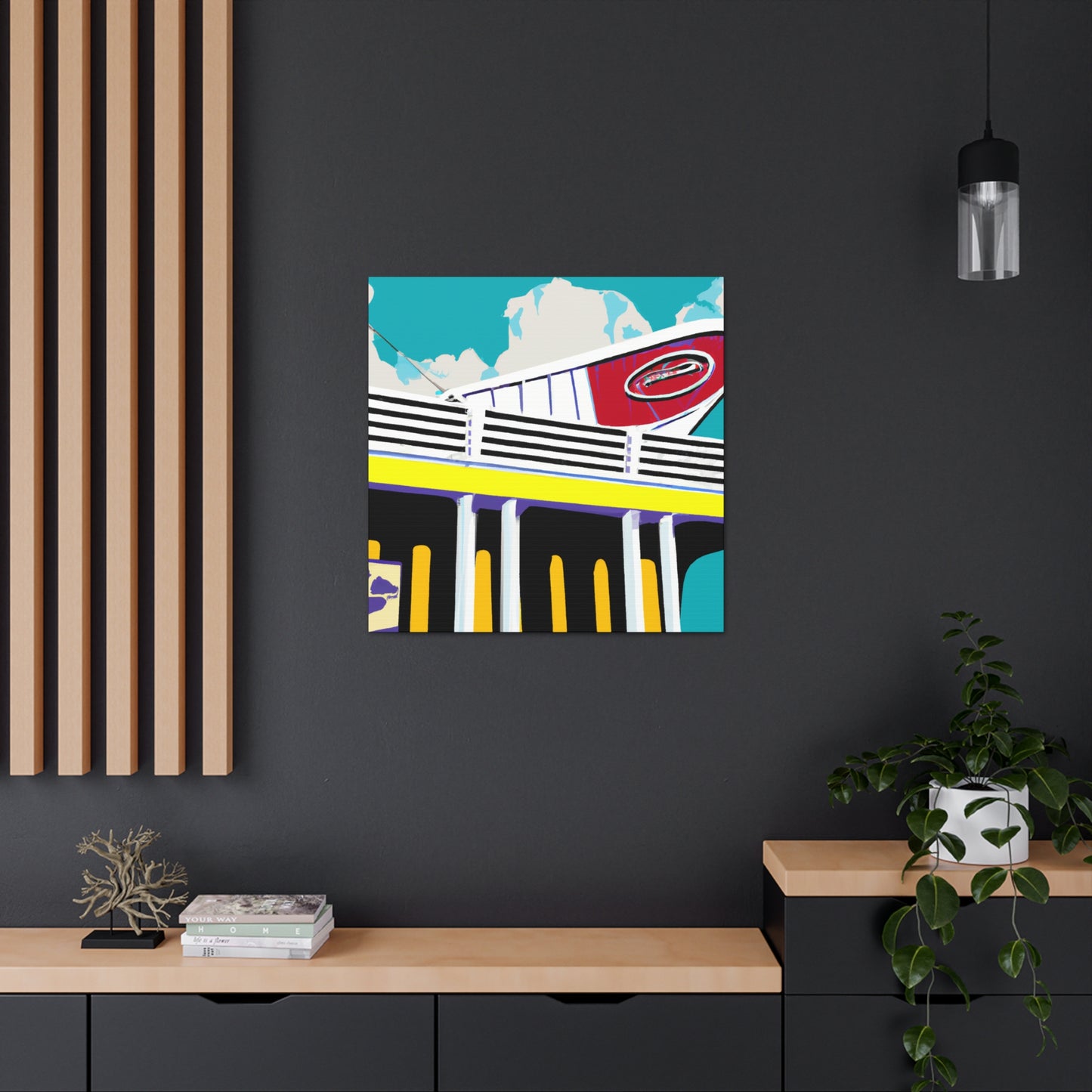 "Happy Days Diner" - Pop Art Canvas
