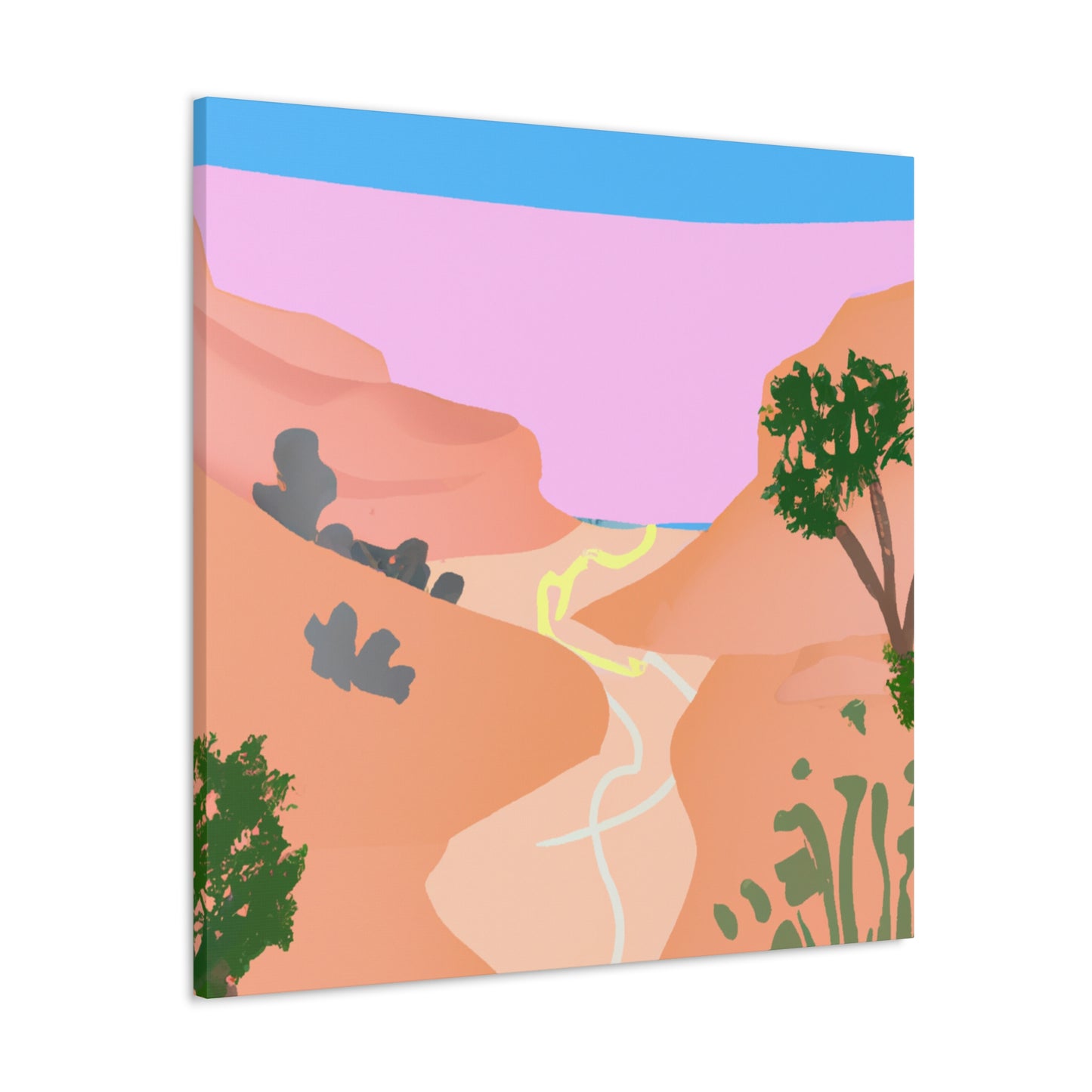 Flaming Dunes - Landscape - Canvas