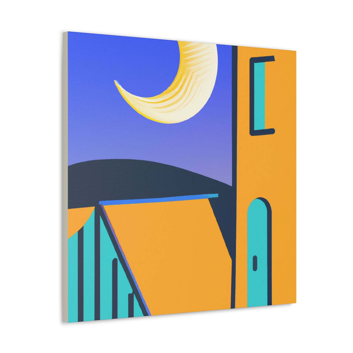"Unwind Reflection - Midcentury" - Canvas