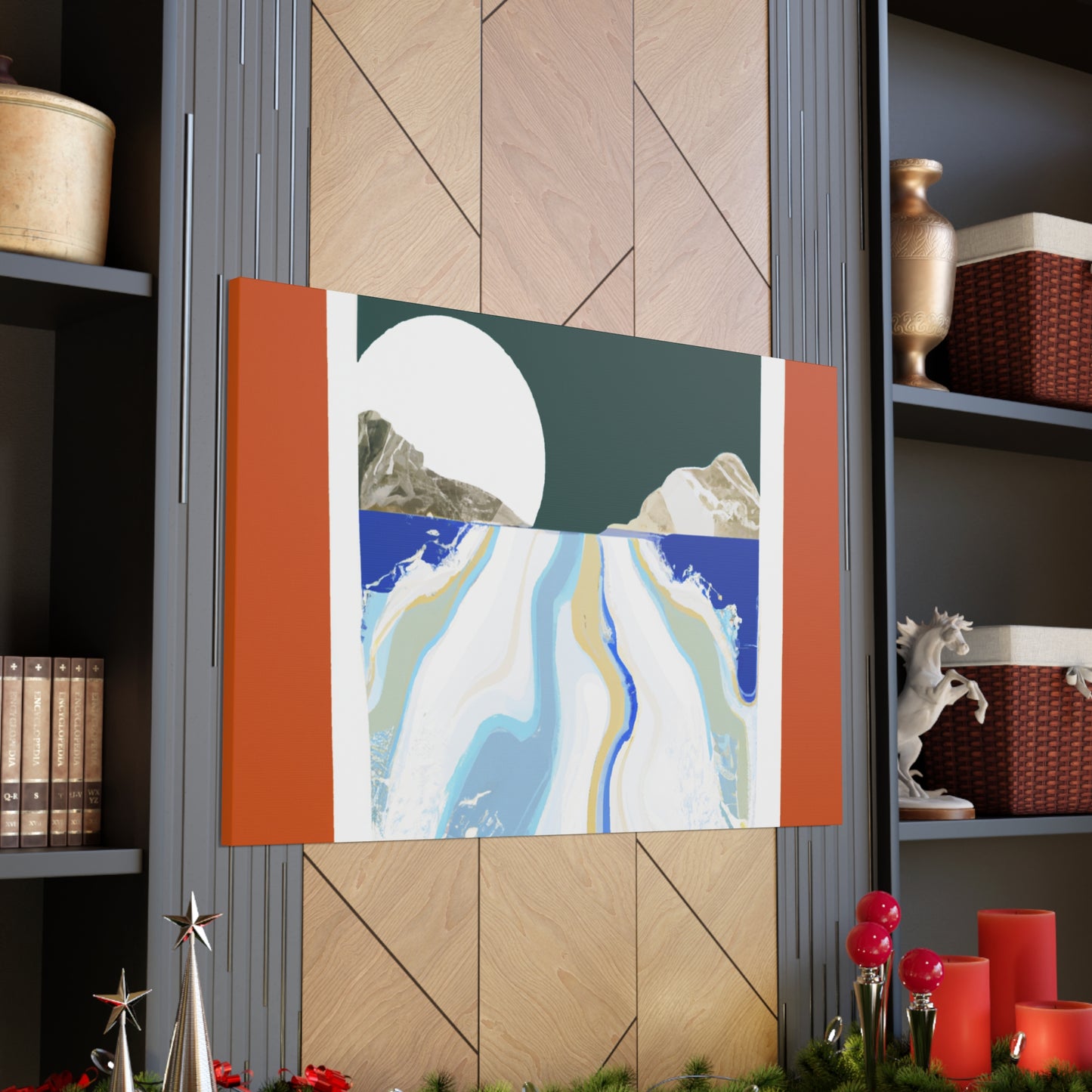 Icy Slope - Midcentury Canvas