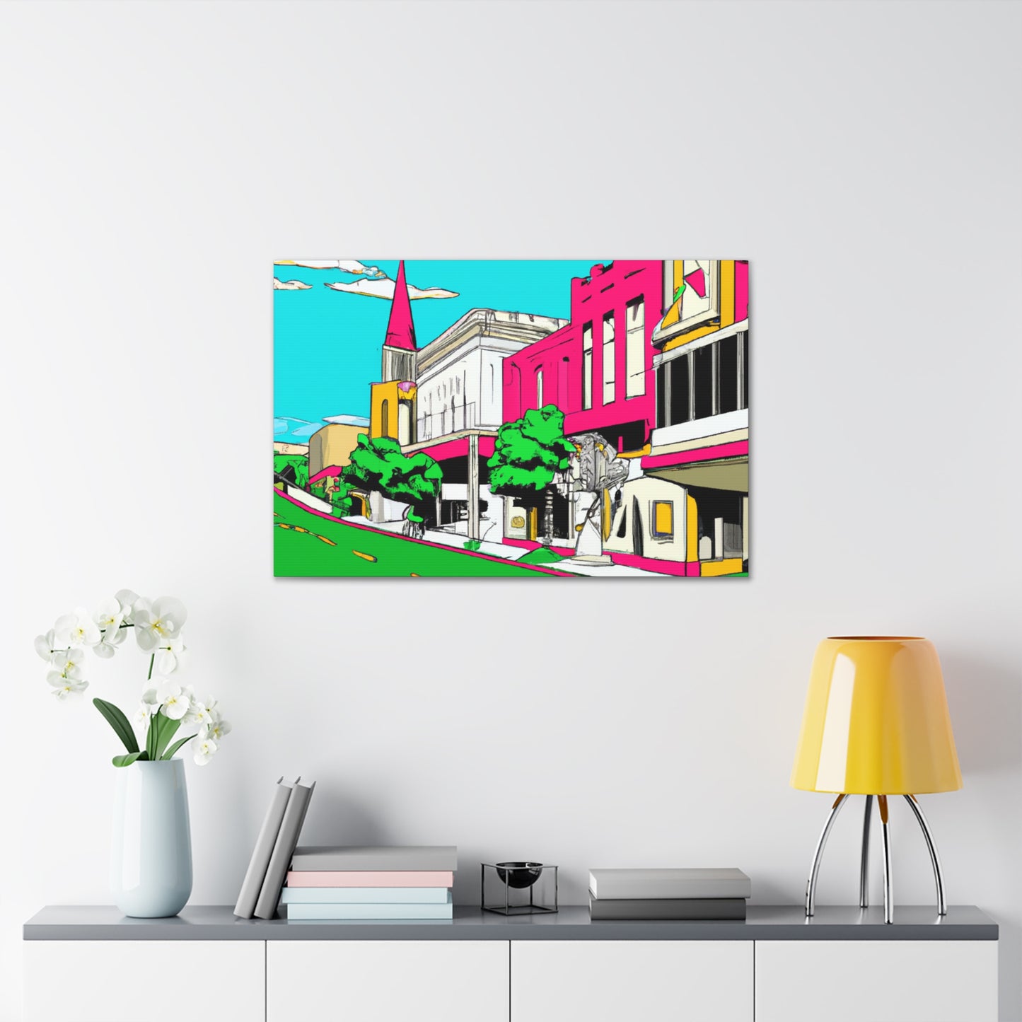 Moonlight Drive-In. - Pop Art Canvas