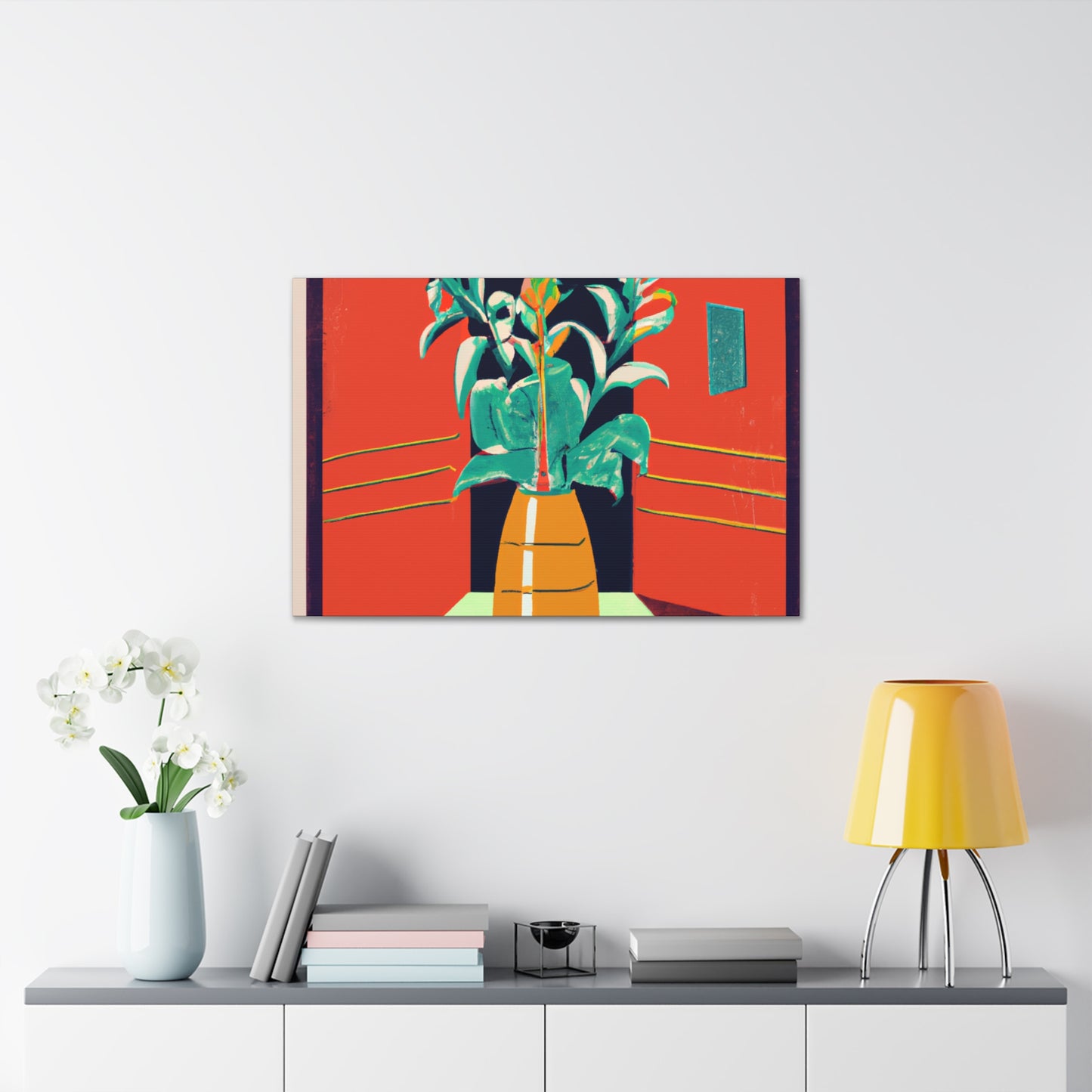 Cheetah-Sparkle - Midcentury Canvas