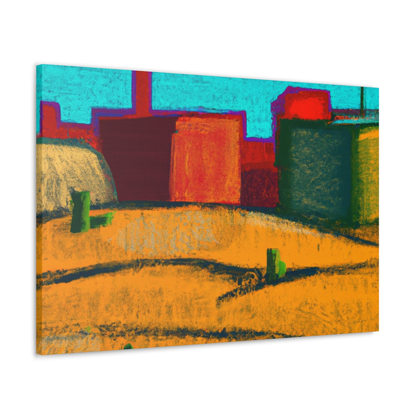 Desert Flame - Architectural - Canvas