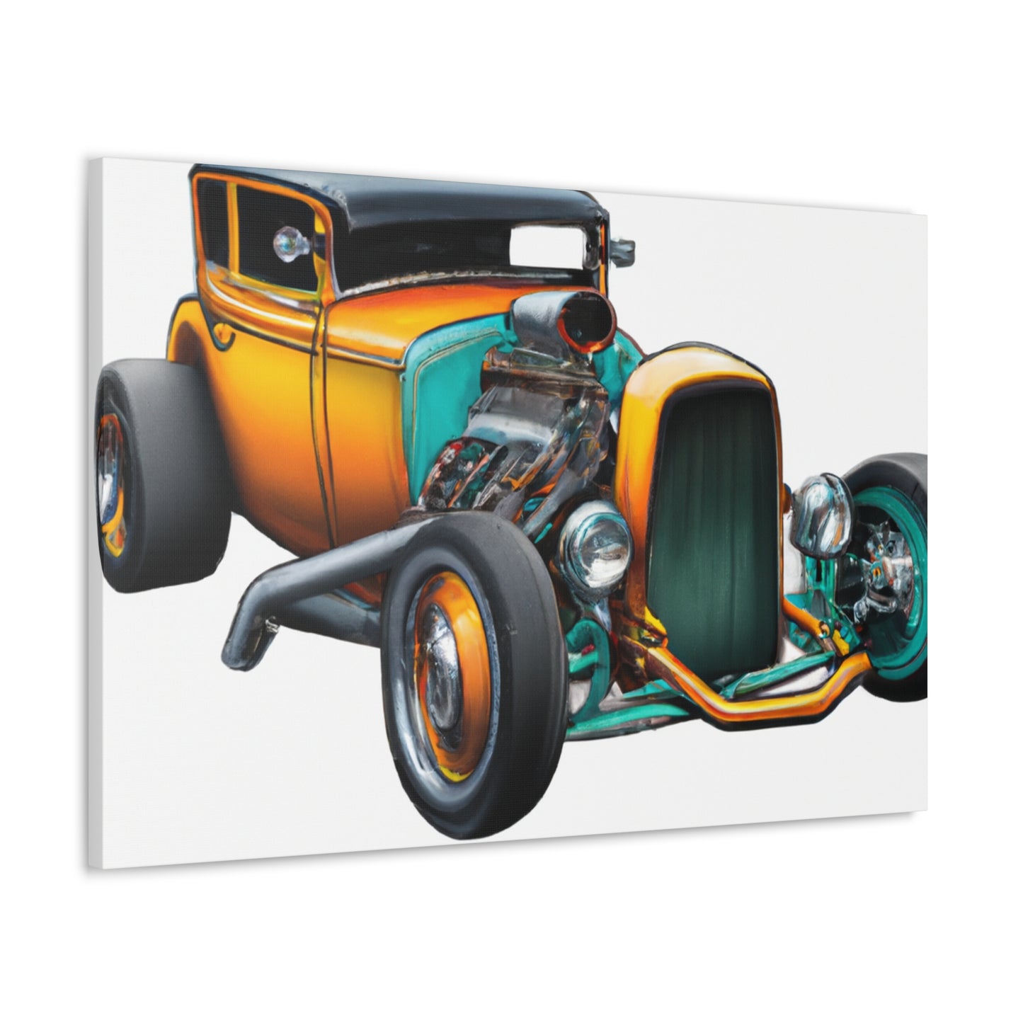 Vintage Burner - Automobile - Canvas
