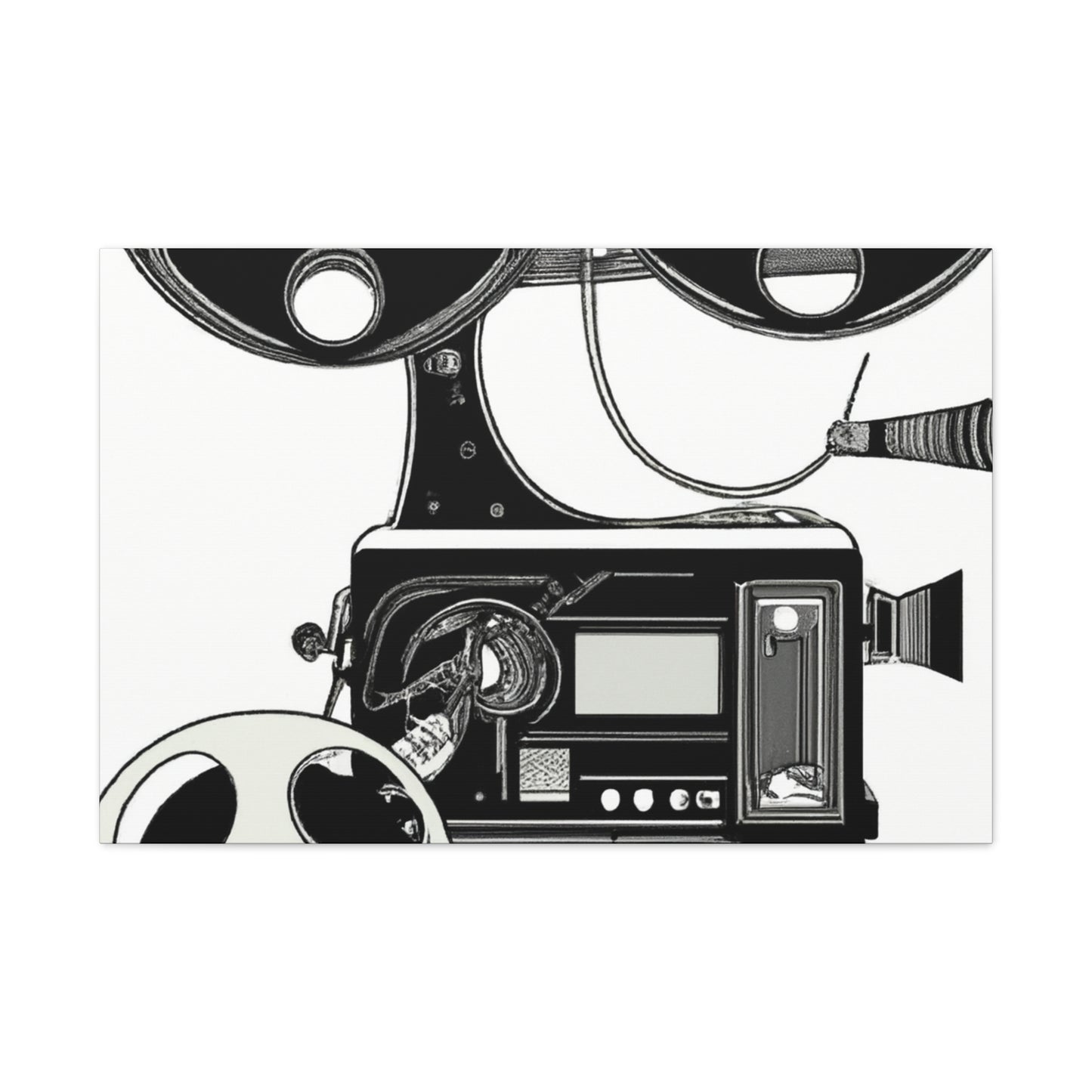 "Chevrolet Showtime" - Retro Film Canvas