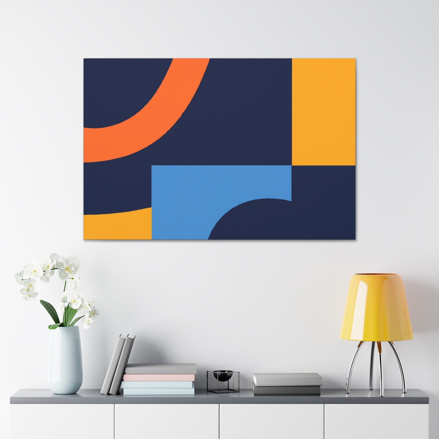 Groovy Geometry - Midcentury - Canvas