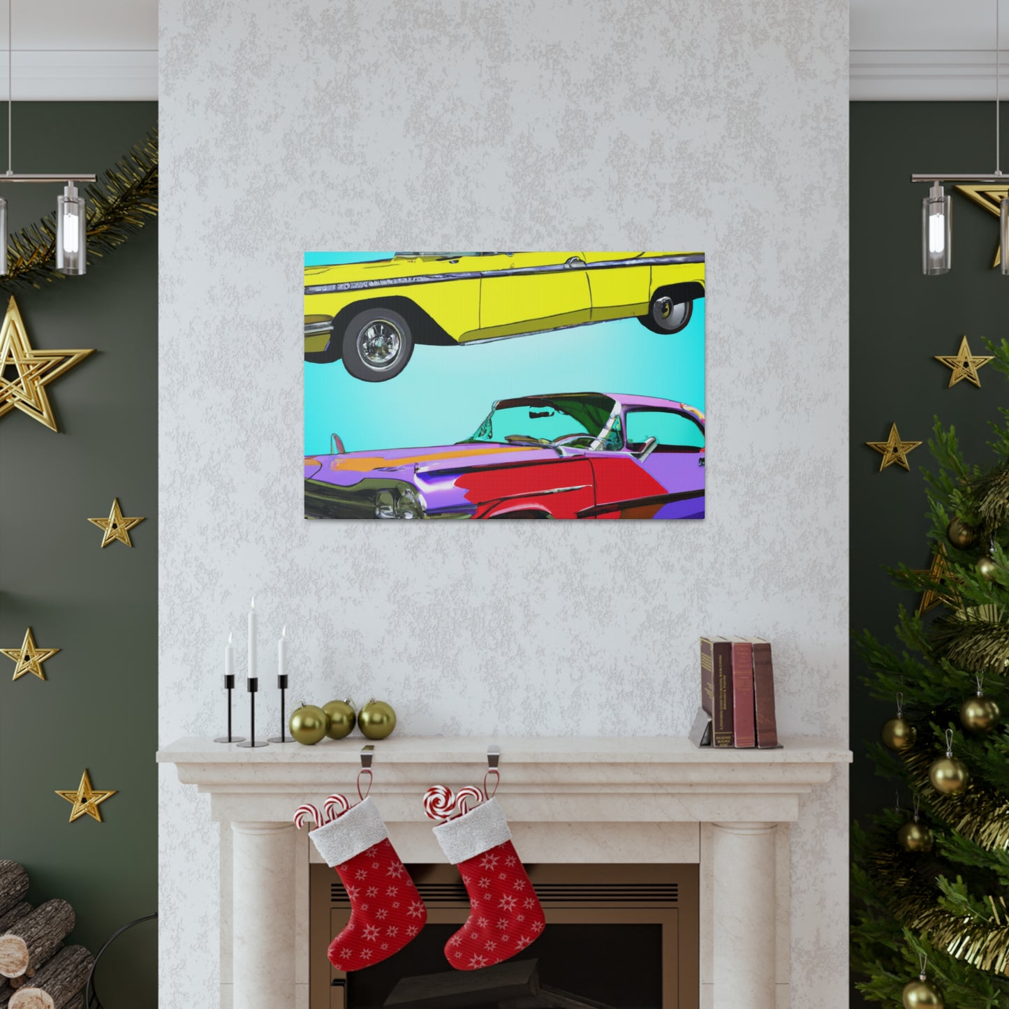 "Vintage Roadsters" - Automobile Canvas