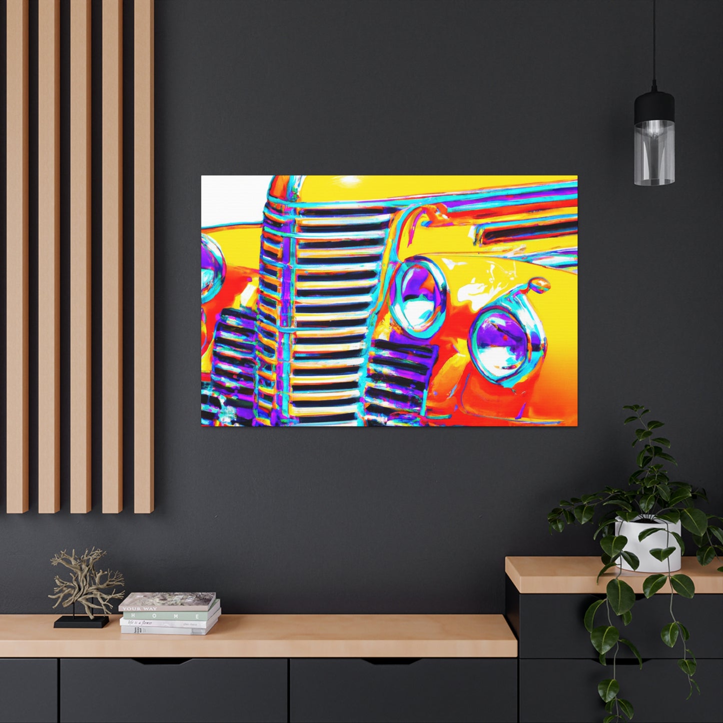 "Retro Rod" - Automobile Canvas