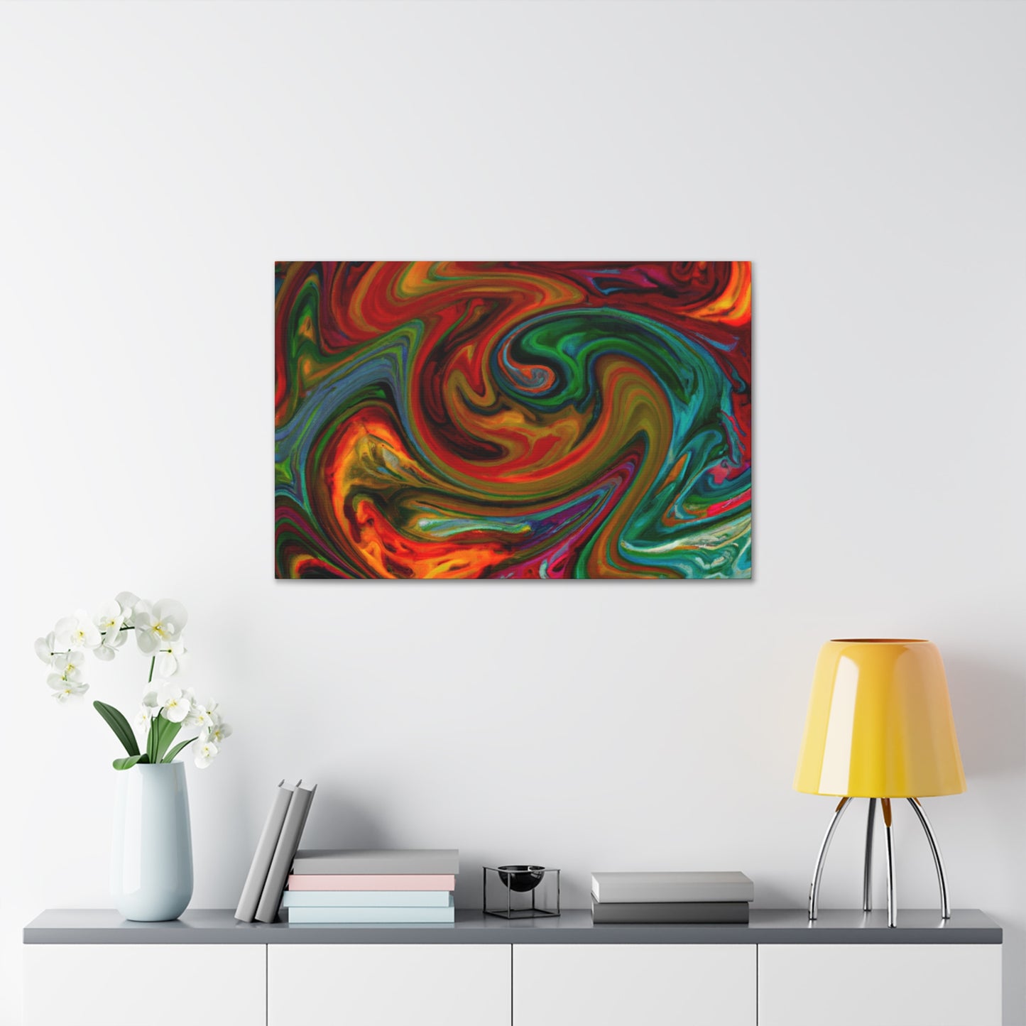 Heated - Canvas - Abstract