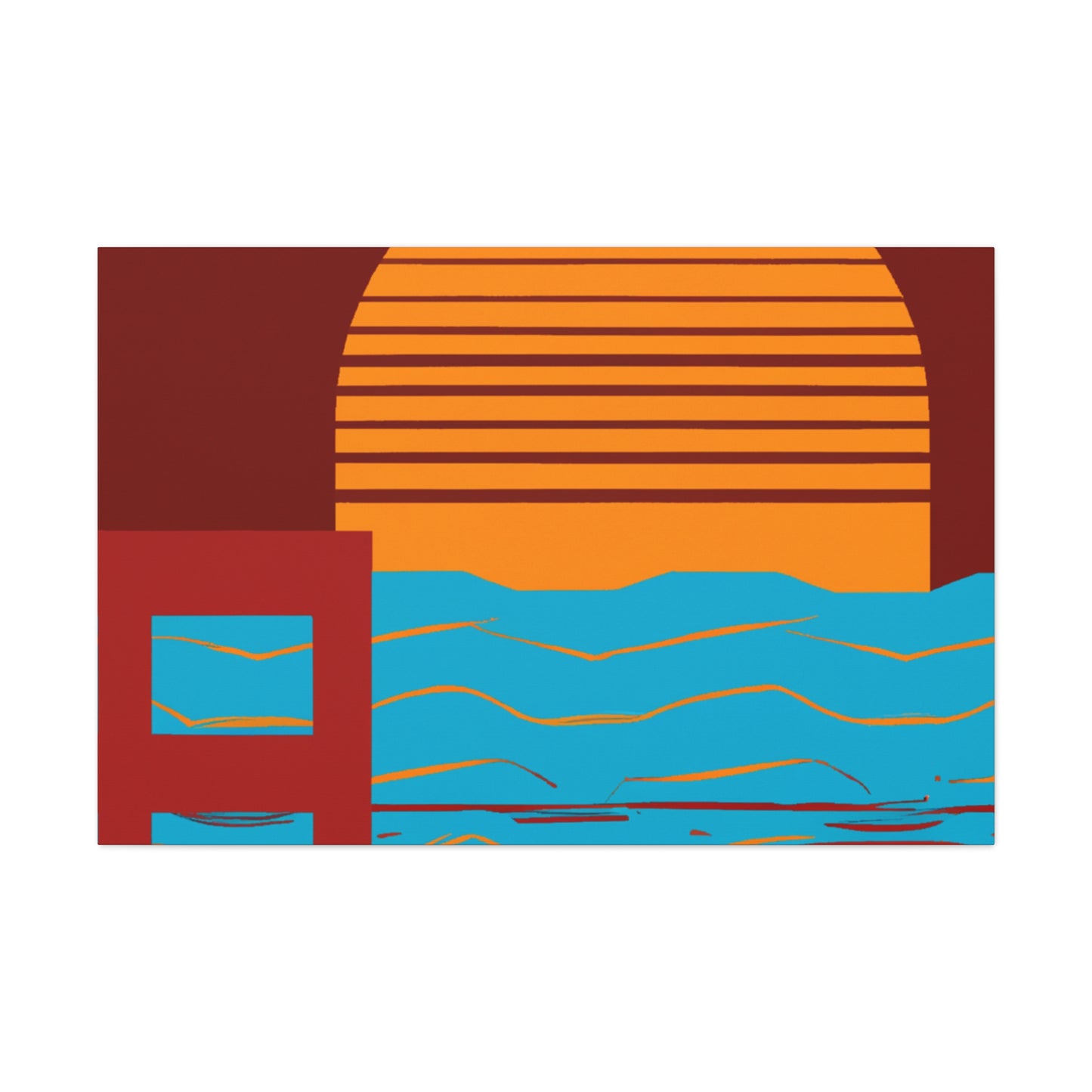 Funky Motion- Midcentury - Canvas