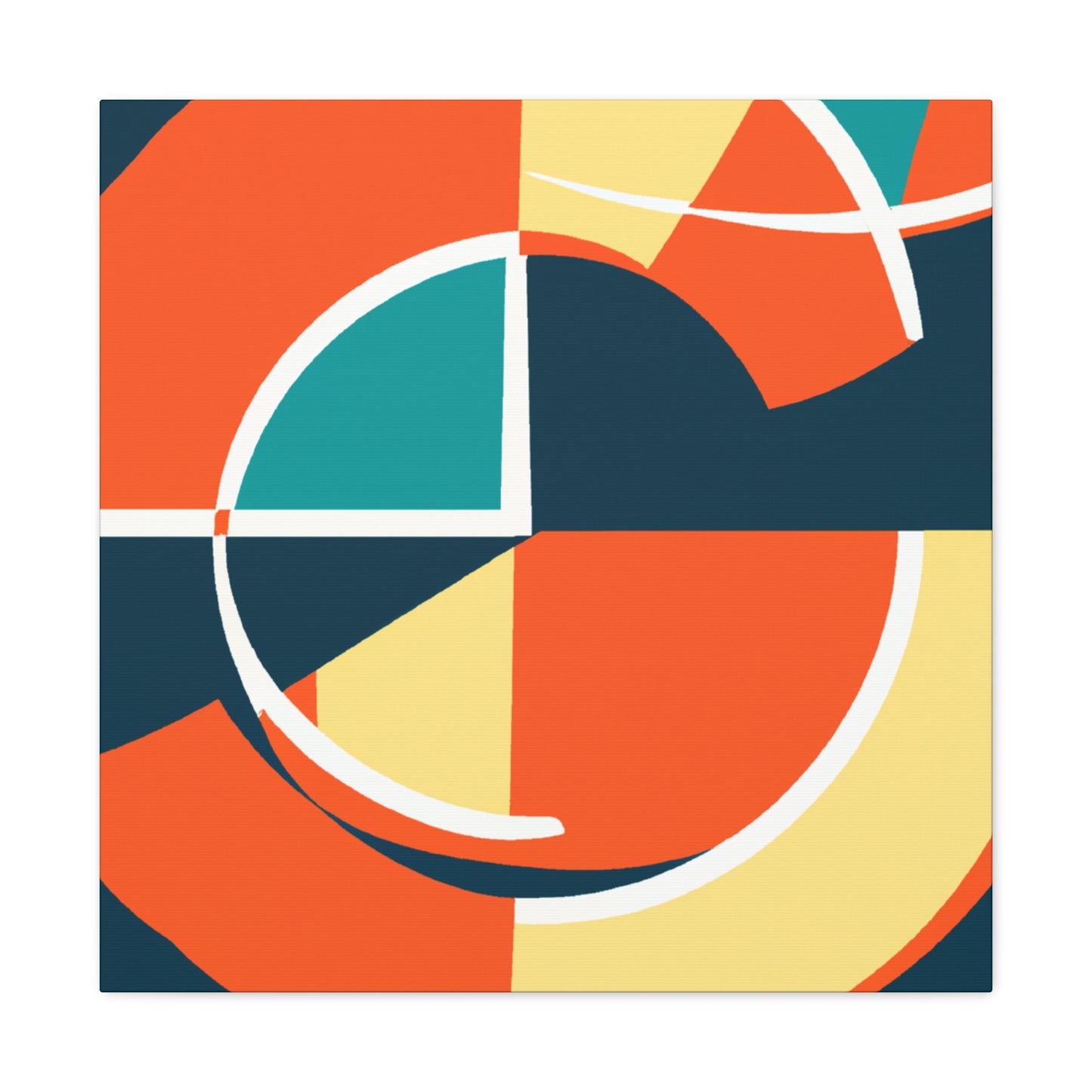 Vibrant Palette- Midcentury - Canvas