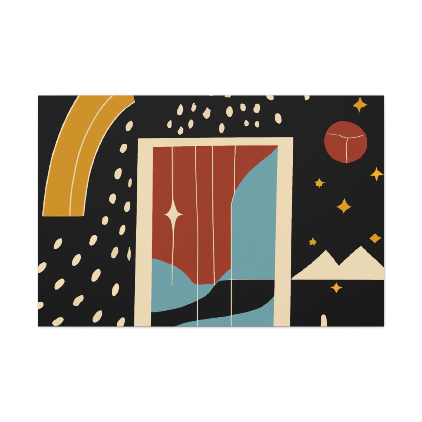 Honey Entry - Midcentury Canvas