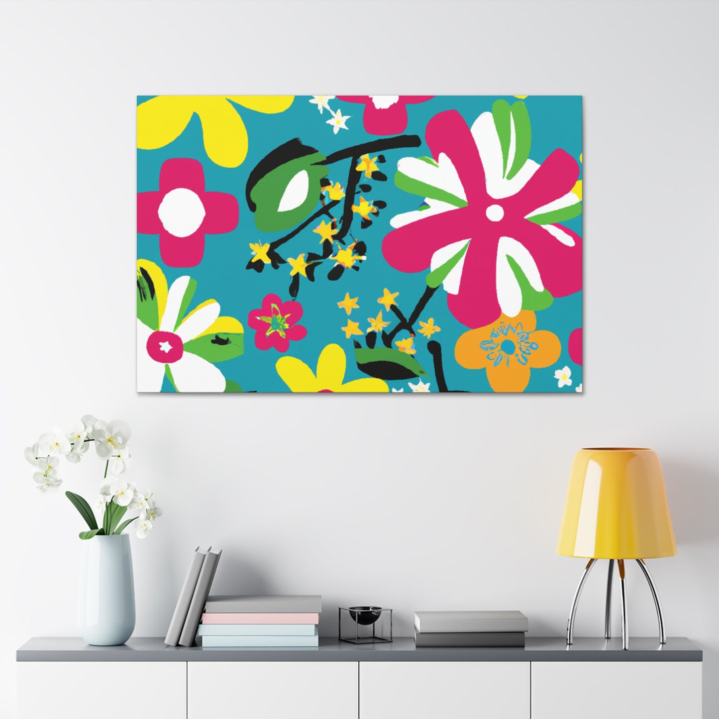 Serenity Blossom - Floral Canvas