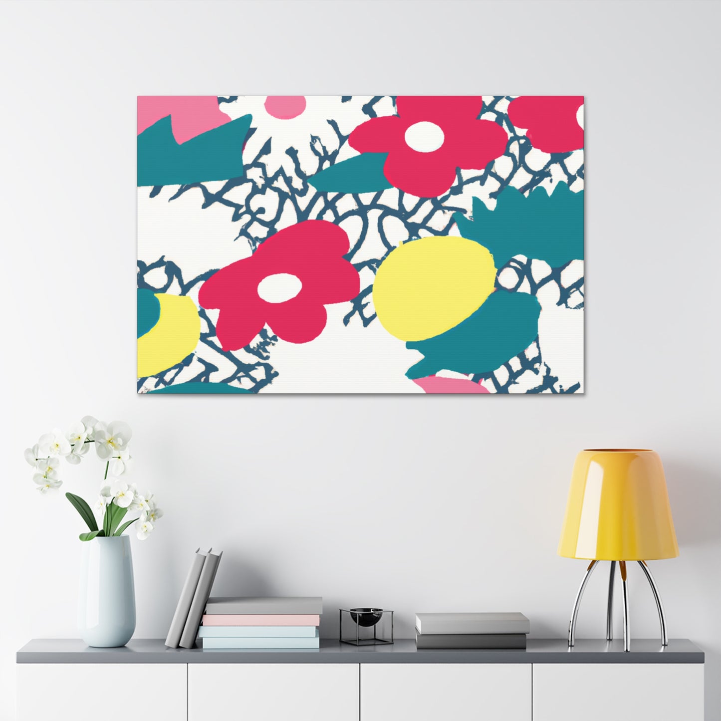 Petalfall - Floral Canvas