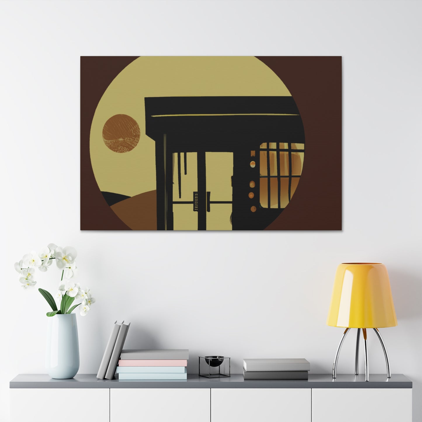 Colorful Vibrancy - Midcentury - Canvas