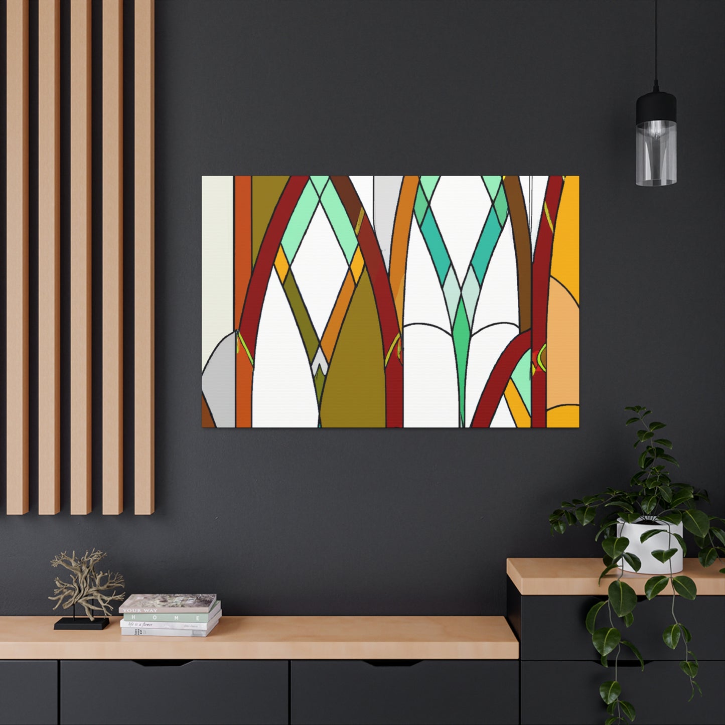 Arched- Glass Canvas