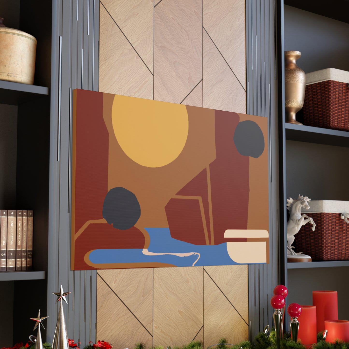 Private Time - Midcentury Canvas