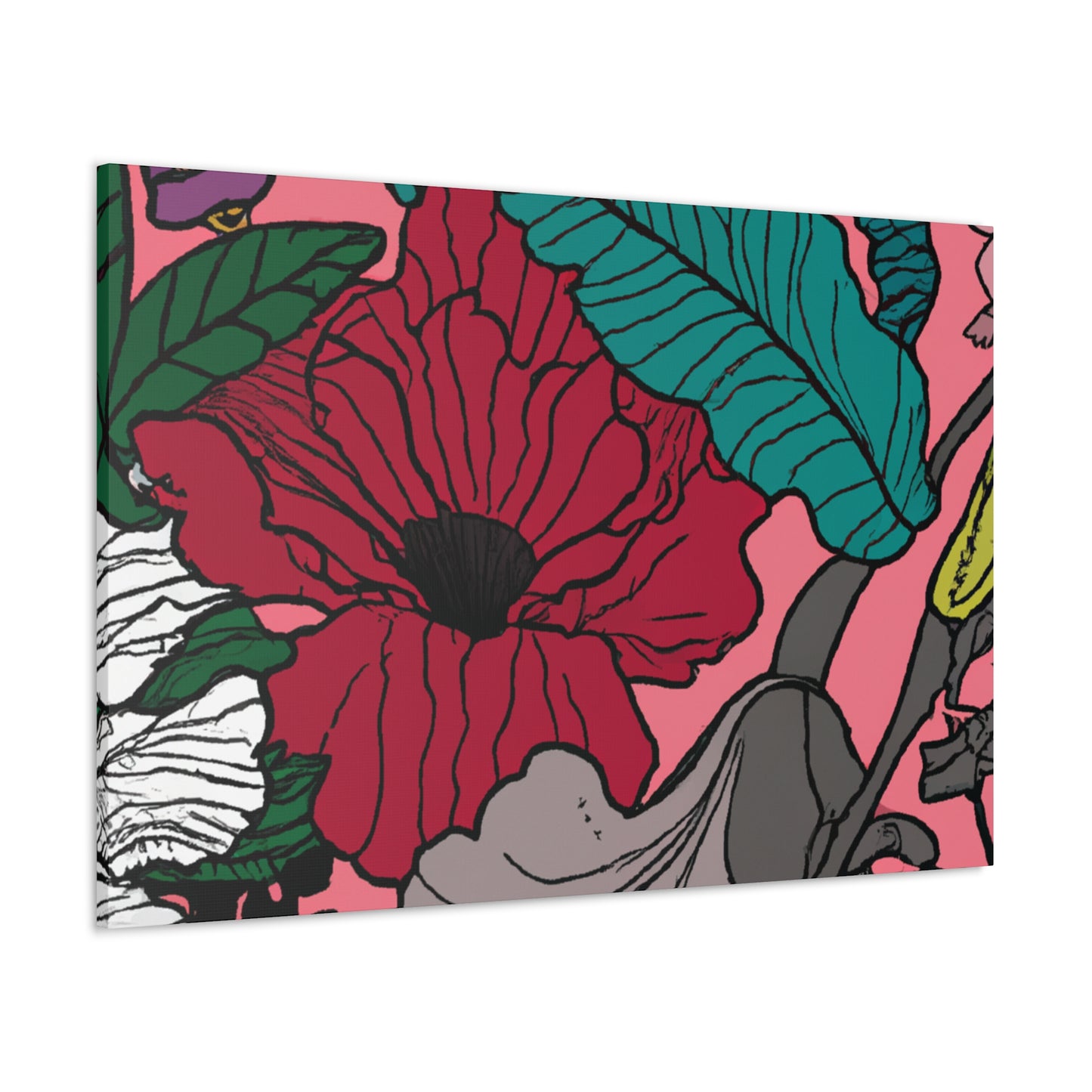 Sunshiney - Floral - Canvas