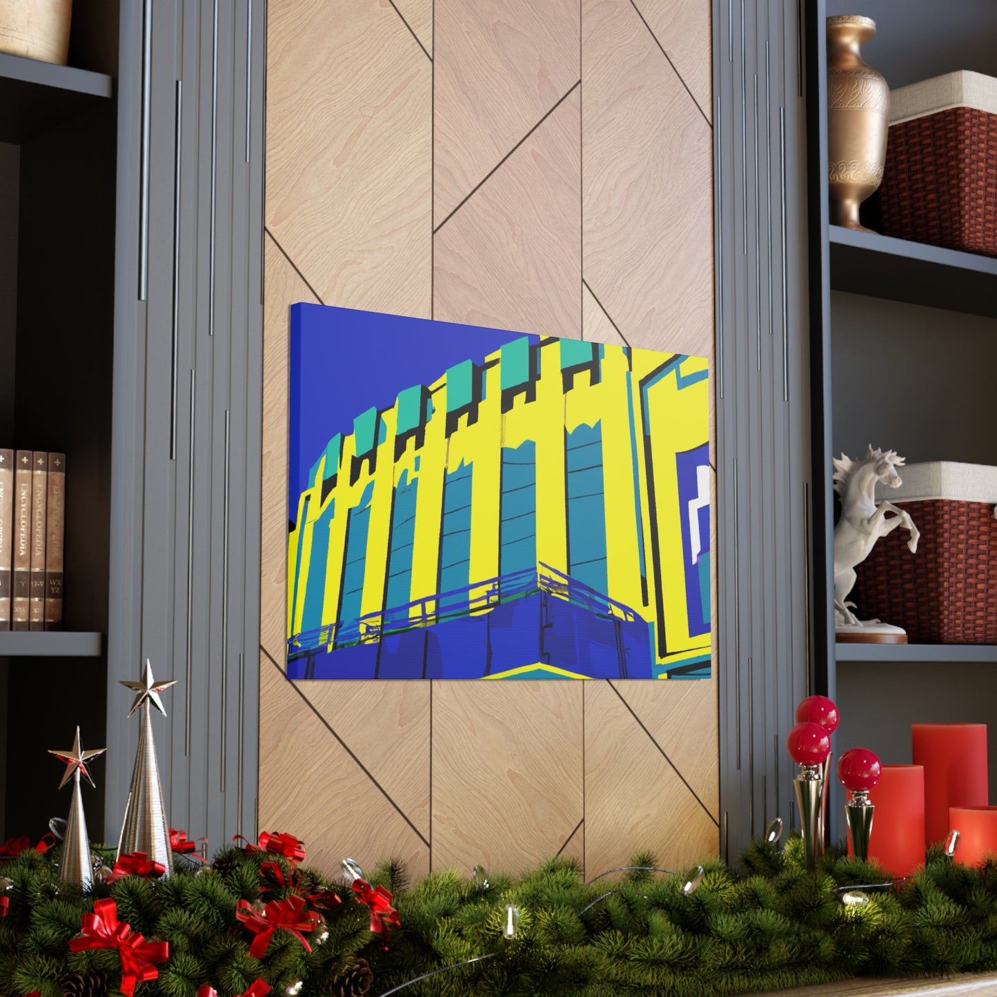 Moolah's Family Funplex - Architectural Canvas Pop Art