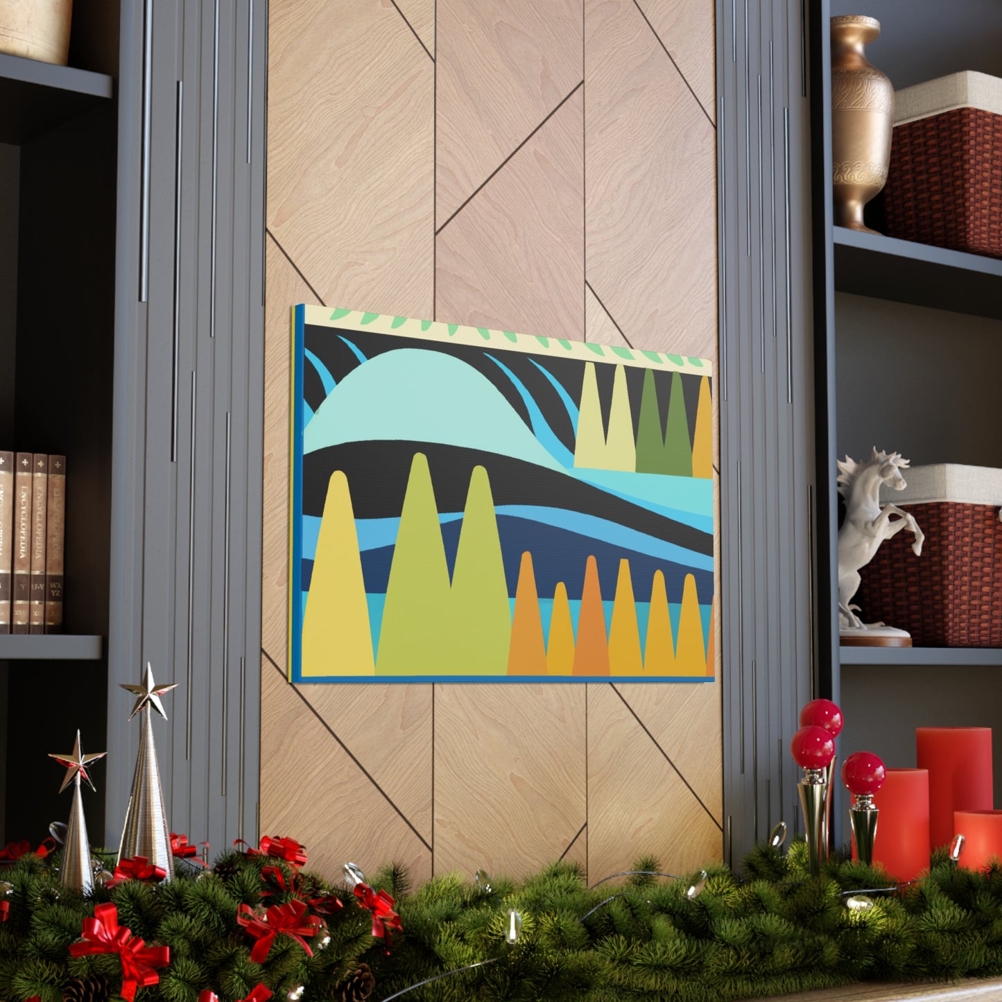 Forrest Play - Midcentury Canvas
