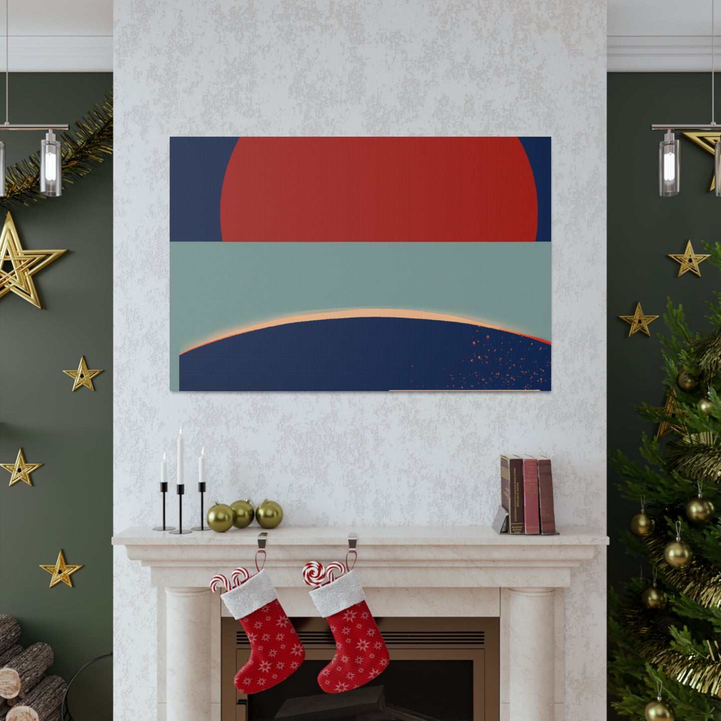 The Bridge - Midcentury Canvas