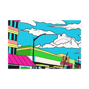 Sky View Way - Pop Art Canvas