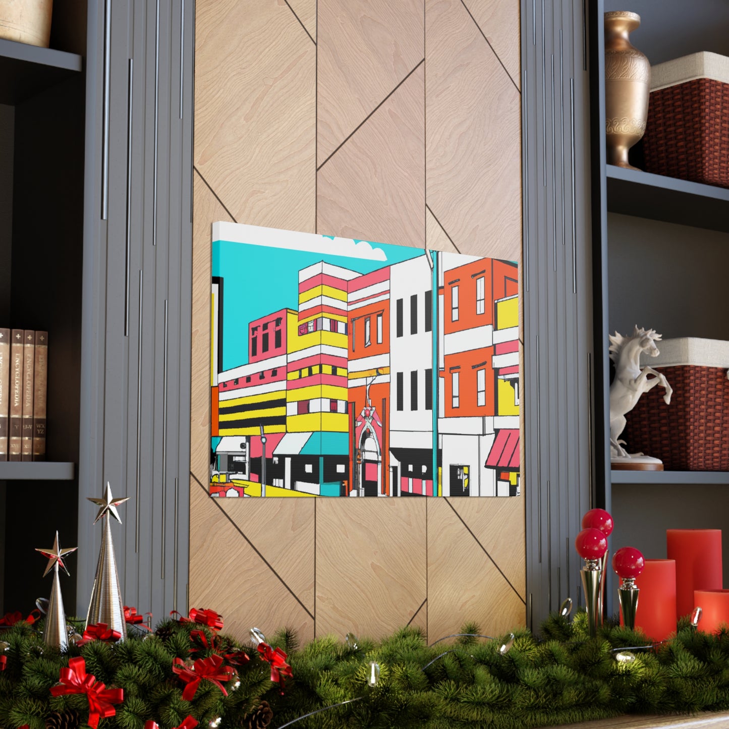 Jukebox Avenue - Pop Art Canvas