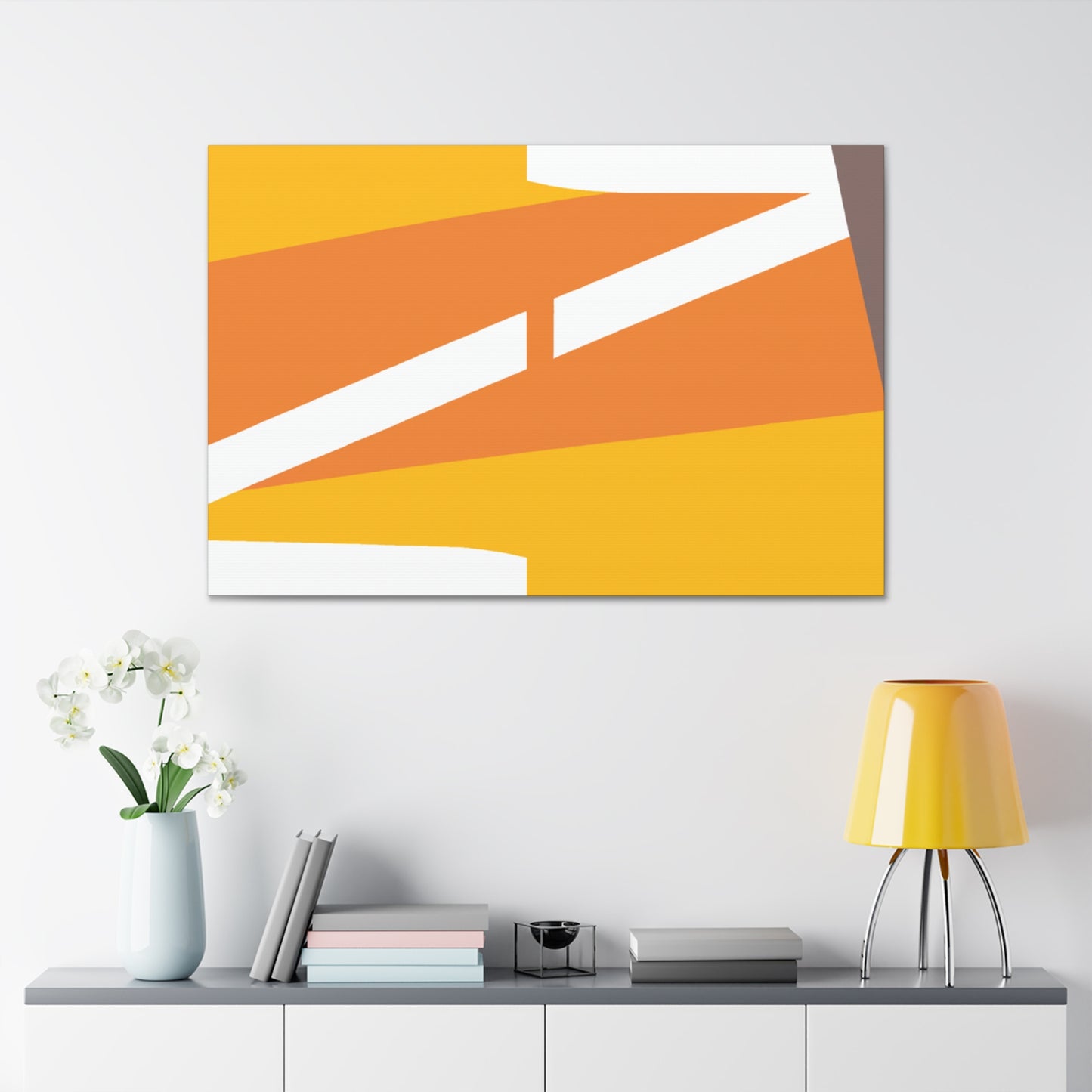 Geometric Flourish - Midcentury - Canvas