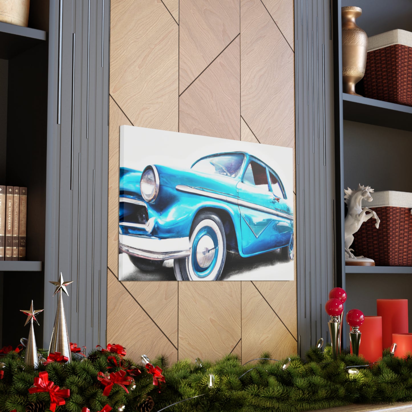 Old Bluey- Automobile Canvas