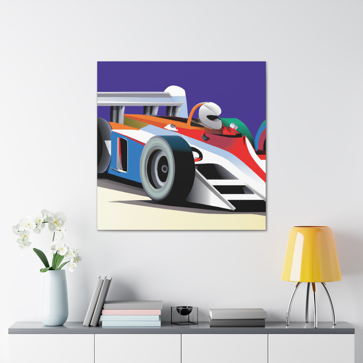 Flame Beast - Automobile - Canvas
