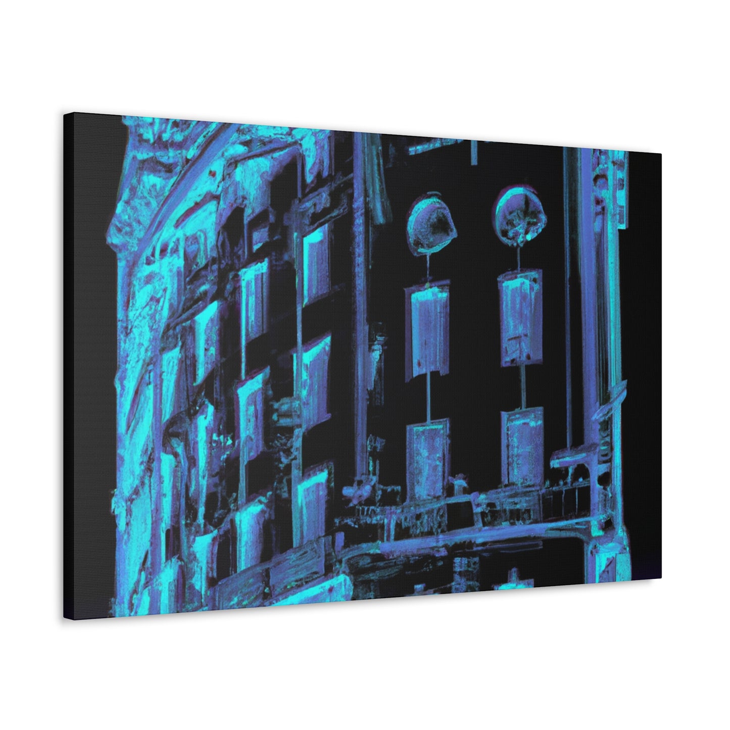 "The Gilded Futurism of the Art Deco Cityscape." - Canvas