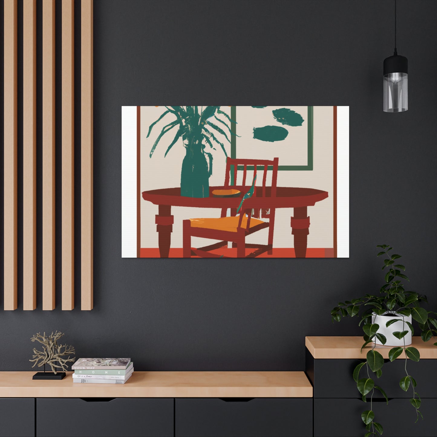 Swirlhorn - Midcentury Canvas