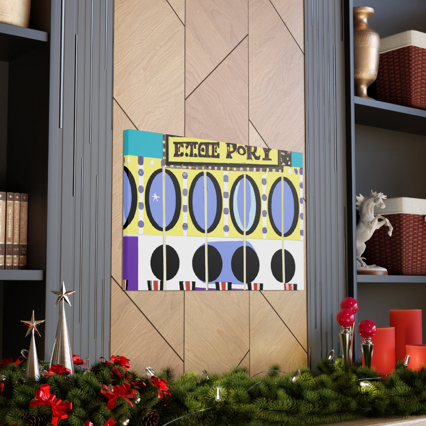 Kwik-Peep Mirror Shop. - Canvas - Pop Art