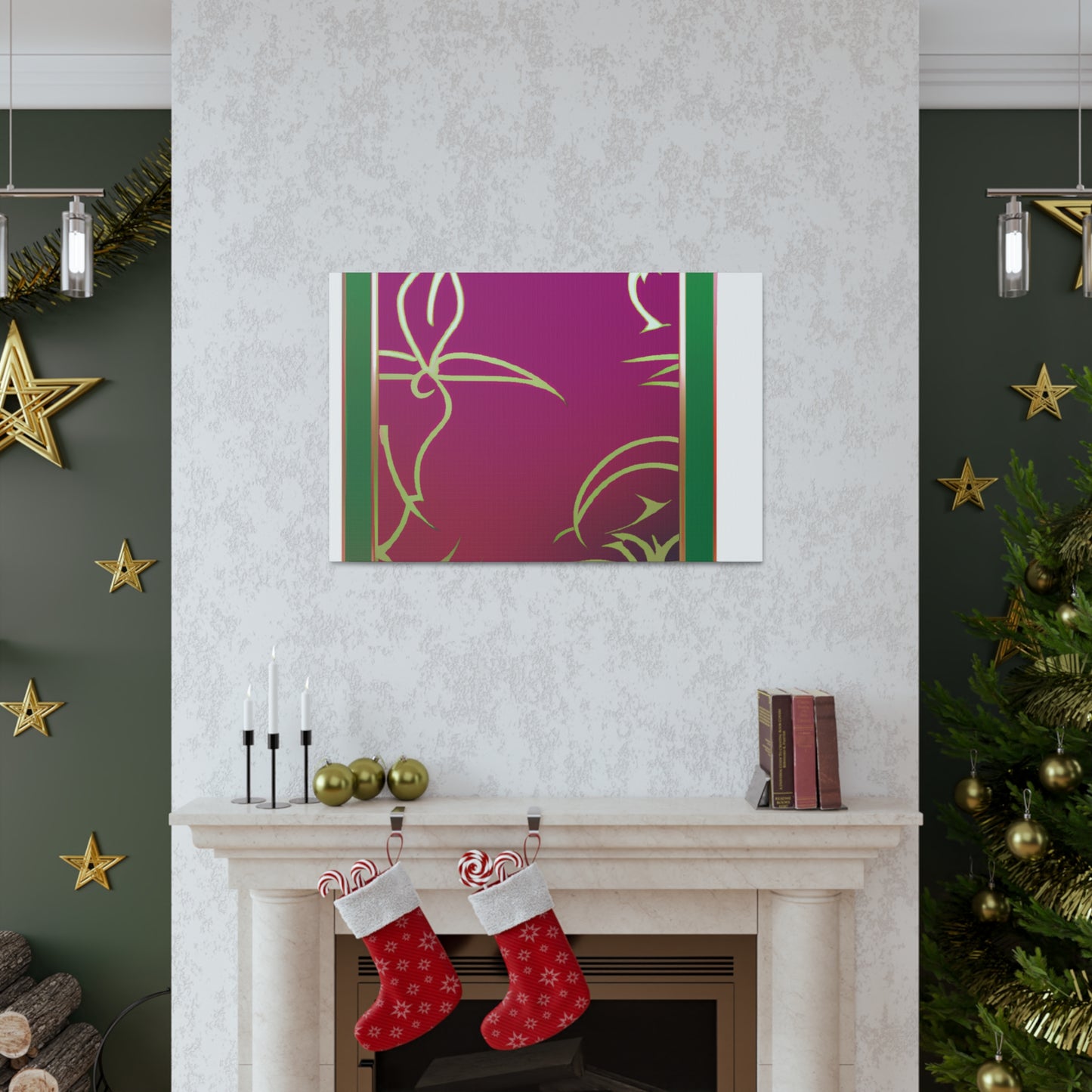 Pink Panel - Glass Canvas