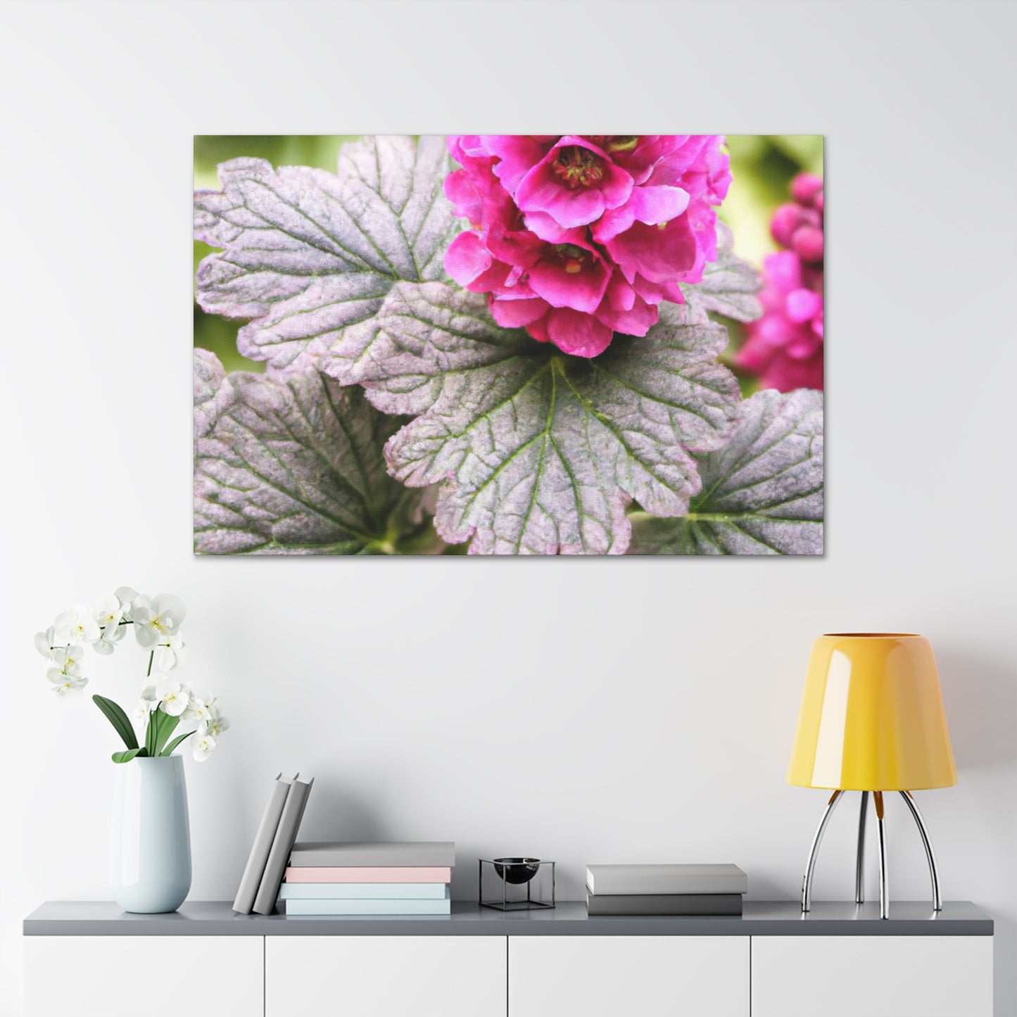 "Garden Fountain Fantasia" - Canvas - Floral