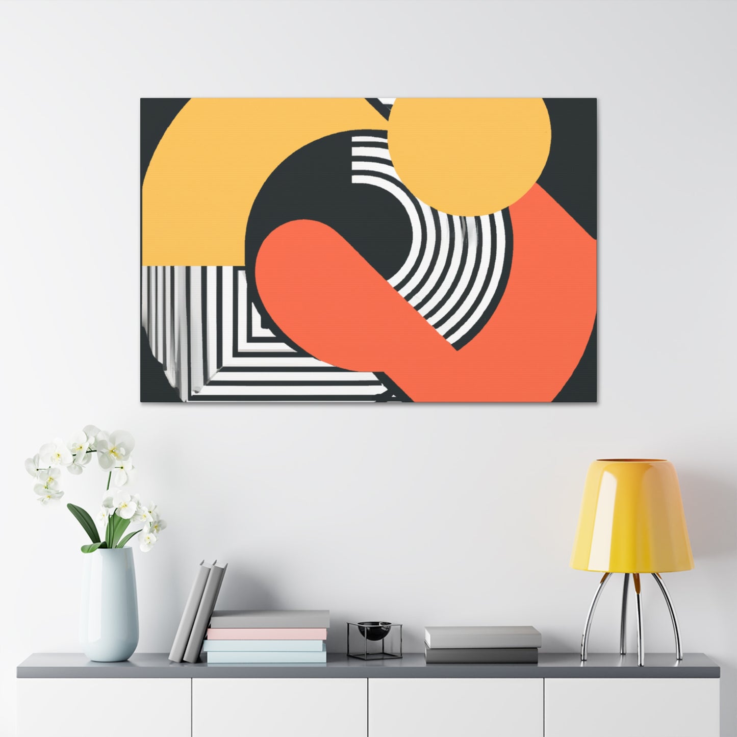 "Aesthetic Abstraction - Midcentury" - Canvas