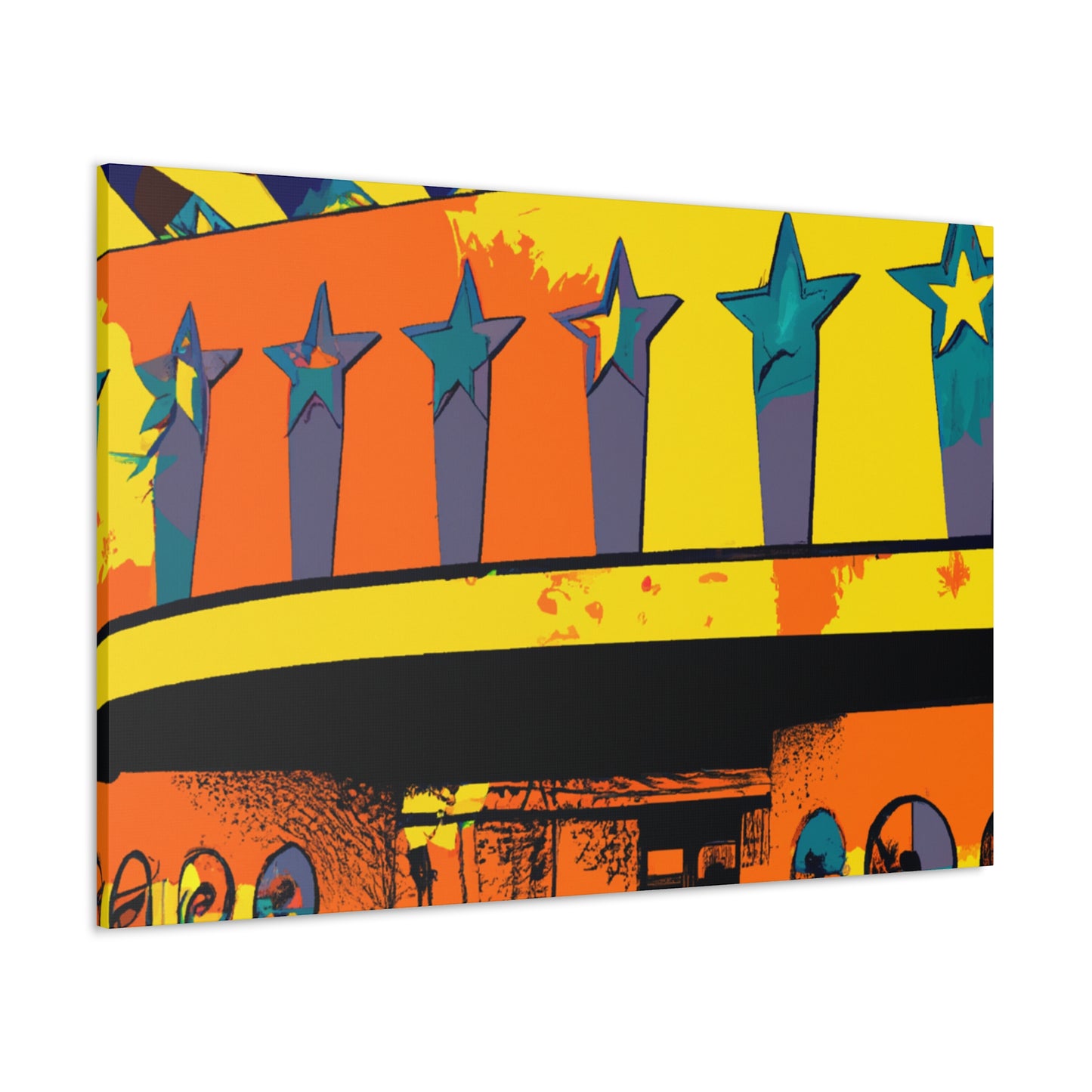 Whirlin' Wheels Diner and Drive-In - Canvas
