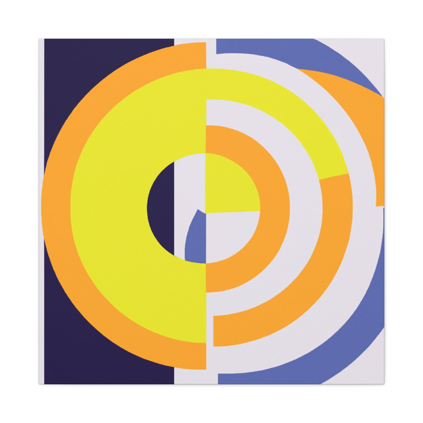 Collision of Color - Midcentury - Canvas