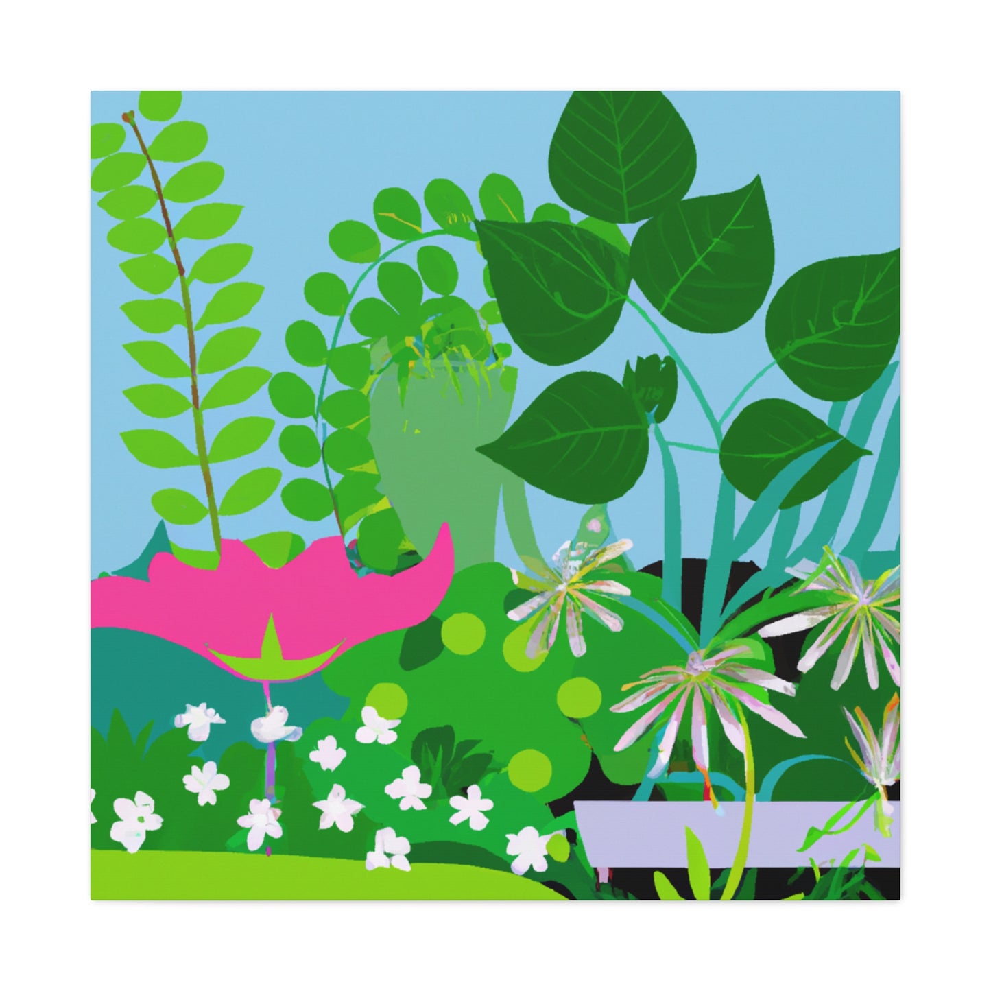 Gardenia Oasis - Landscape - Canvas