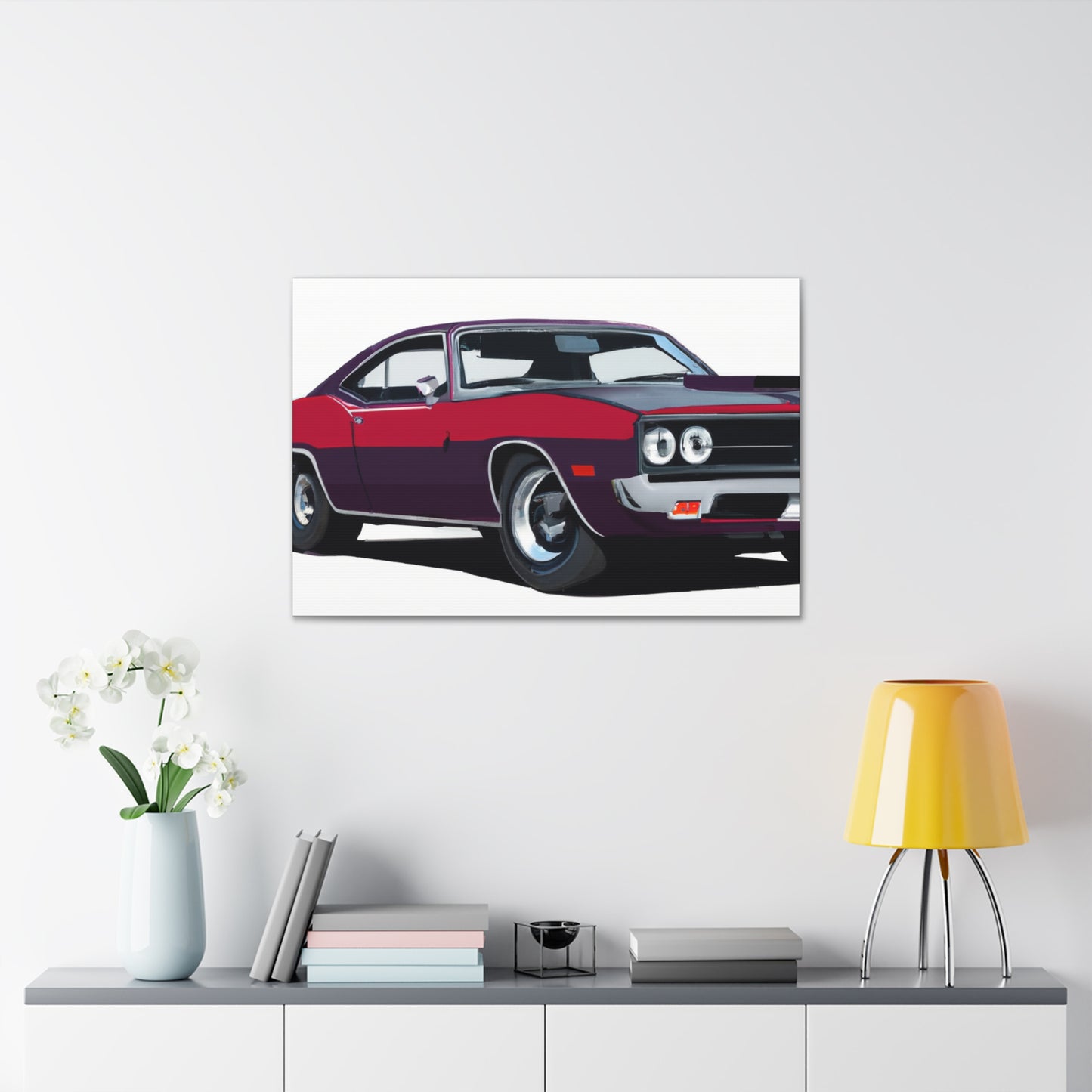 The Blazing Bullet - Automobile - Canvas
