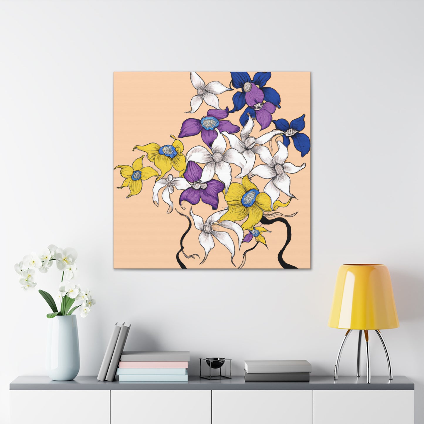 Rosalie - Floral - Canvas