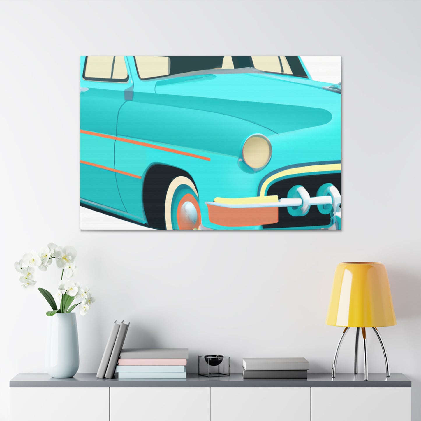 Ford Model-T Automobile - Canvas
