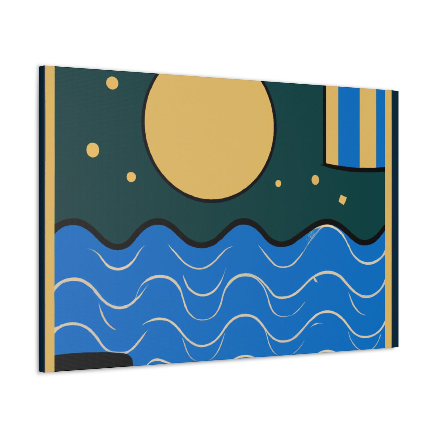 Agua - Midcentury Canvas