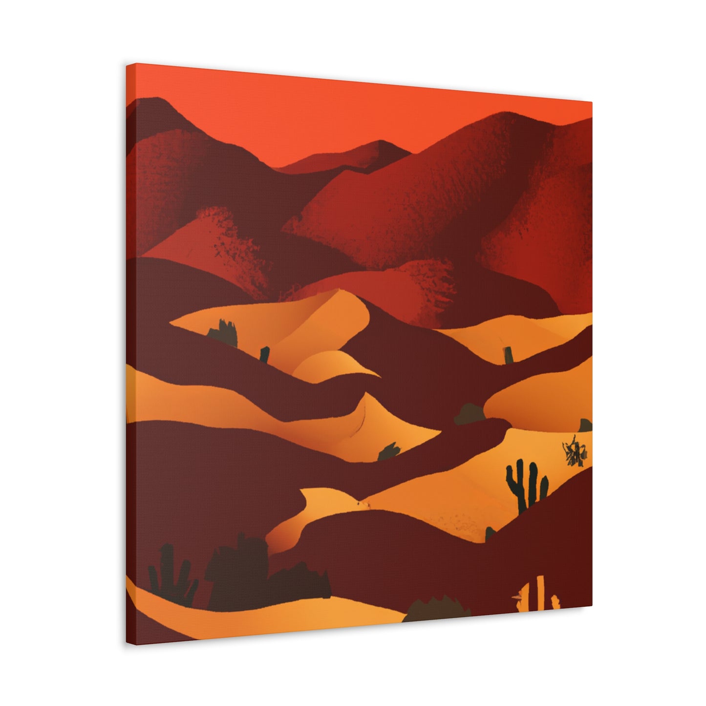 Retro Aesthetic - Vintage Contemporary - Desert - Canvas
