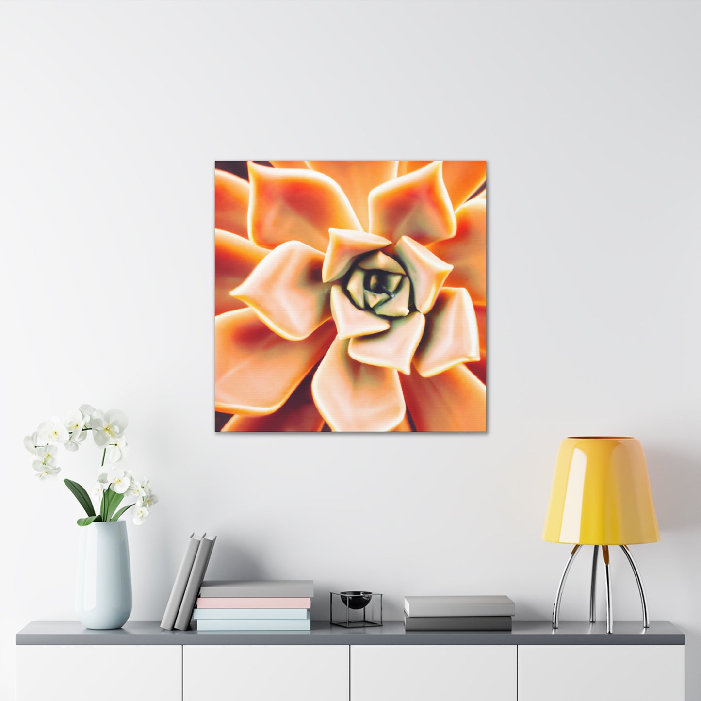 "Melon Symphony" - Canvas - Succulent