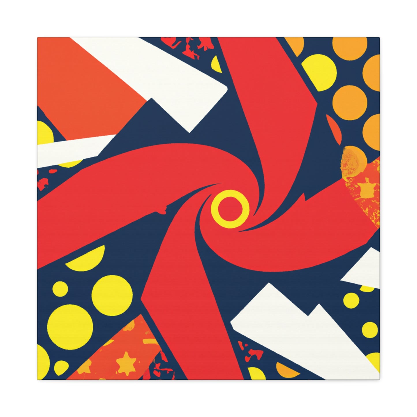 "Asteroid Bloom - Midcentury" - Canvas