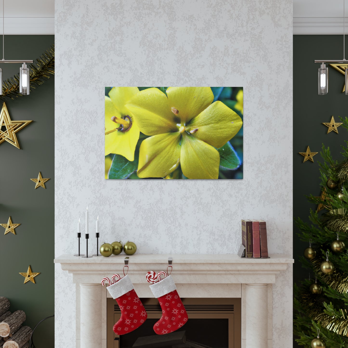 "Garden Wreath" - Canvas - Floral