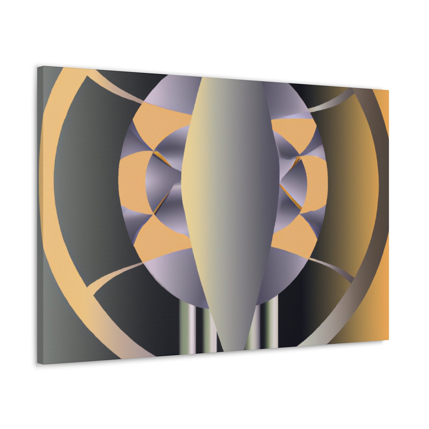 The Spire. - Retro Design Canvas Art Deco
