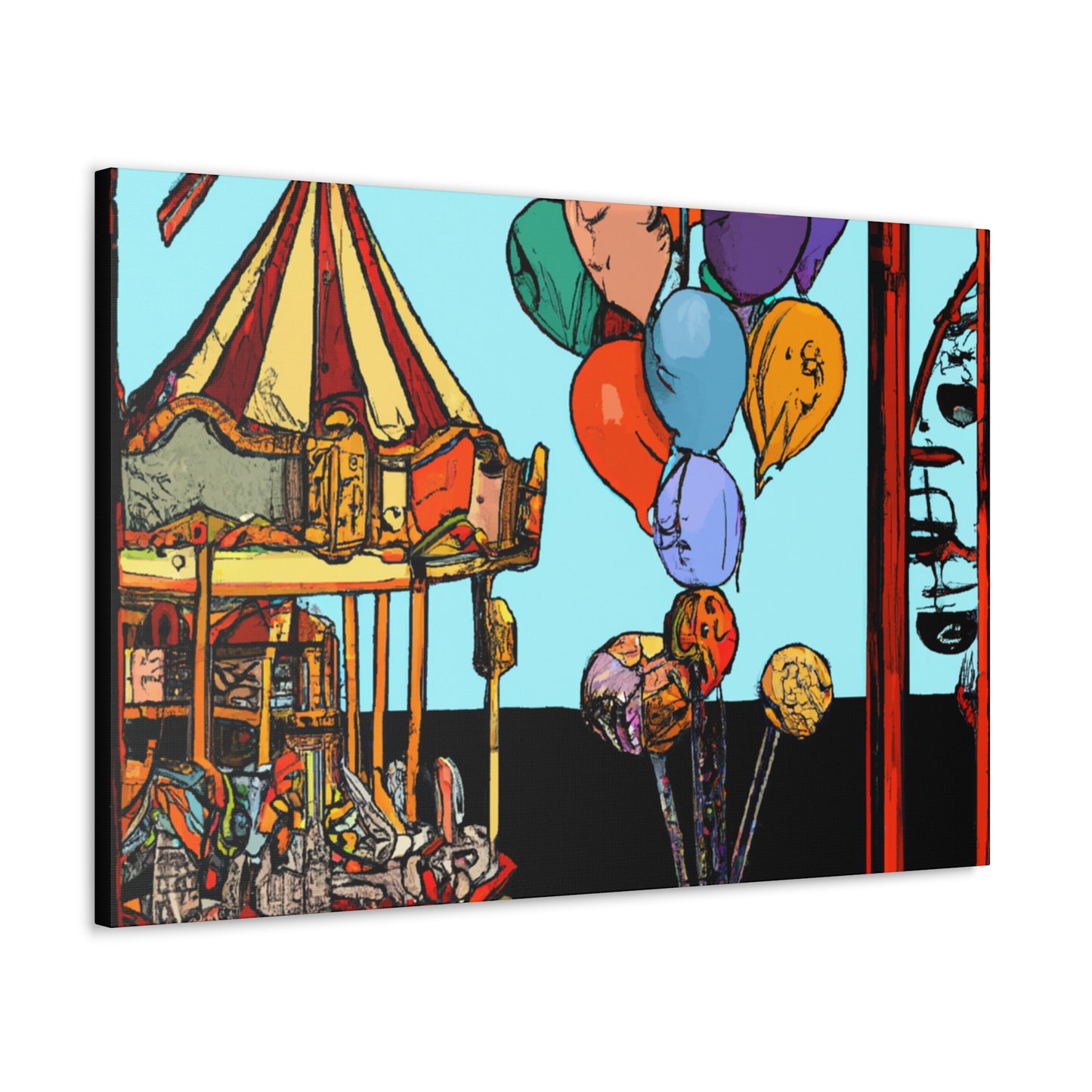 Snicker-Splash Amusement - Canvas