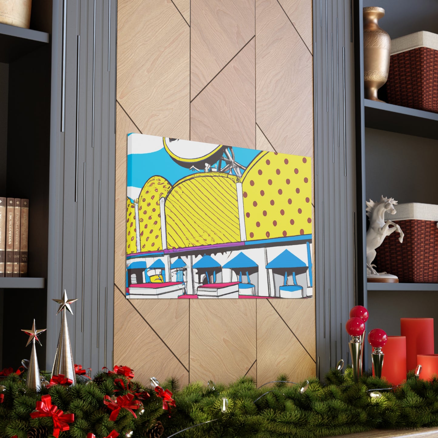 Boardwalk Pinball Palace - Canvas Pop Art